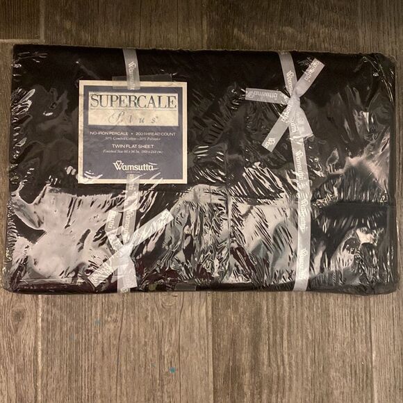 Wamsutta Supercale Plus No Iron Twin Sheet Set - Picture 4 of 9